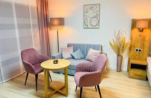 Ergersheim Apartment | Apartment -Amalia- mit Klimaanlage & überdachte Terrasse