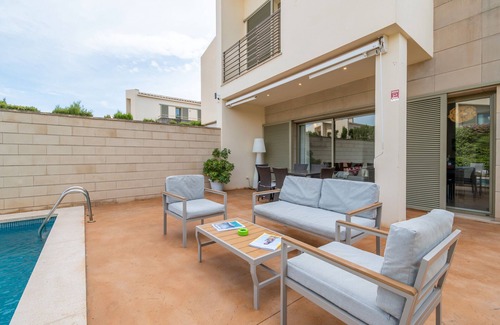 Puig de Ros Villa | Apartment 'Astur - Moderno Chalet Con Piscina' with Private Pool and Air Conditioning