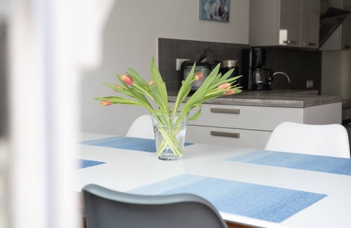 Stralsund Apartment | Apartment at the Strelasund 150m to the beach WLAN 250Mbits&E-car connection