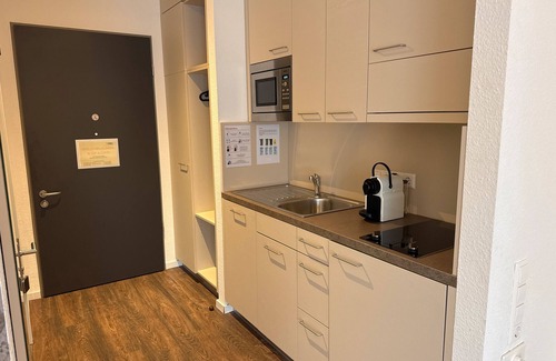 Sankt Georgen im Schwarzwald Apartment | Apartment 'Auszeit Mit Pflegen - Fewo 1' with Shared Garden, Balcony and Wi-Fi