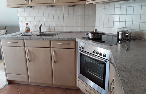 Kalkhorst Apartment | Apartment Bernstein near the Baltic Sea, 2 rooms with balcony, vacation garden & sauna