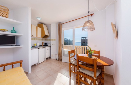 Cala Figuera Apartment | Apartment 'Can Salas 1 Dormitorio 204' with Mountain View, Wi-Fi and Air Conditioning