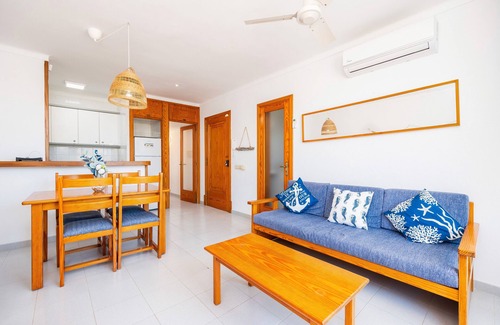 Colonia Sant Jordi Apartment | Apartment 'Can Vidal Formentera' with Private Balcony and close to the beach