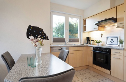 Neue Tiefe Apartment | Apartment Strandallee with terrace in the house Strandallee 8 on Fehmarn