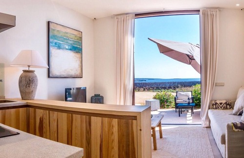 Colonia Sant Jordi Apartment | Apartment 'Cabrera' with Sea View, Wi-Fi and Air Conditioning
