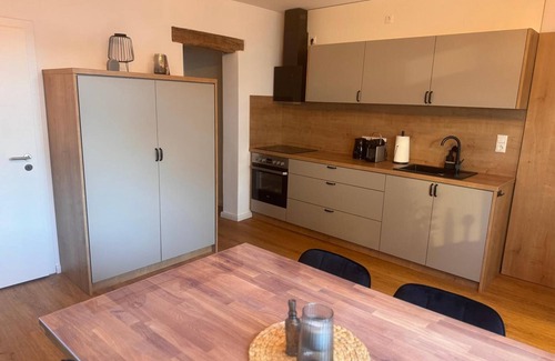 Detern Apartment | Apartment 'Ferienwohnung Liese' with Private Terrace, Private Garden and Wi-Fi