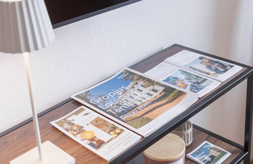 Dessau Apartment | Apartment 'Friedi Am Bauhausmuseum' with Balcony and Wi-Fi