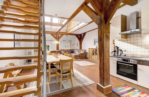 Sehestedt Apartment | Apartment 'Galerie Haus Wohnung 2' with Shared Pool, Private Terrace and Wi-Fi