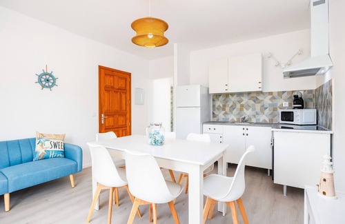 Cala Ferrera Apartment | Apartment 'Gran Sol Family 6' with Shared Pool, Wi-Fi, and Air Conditioning