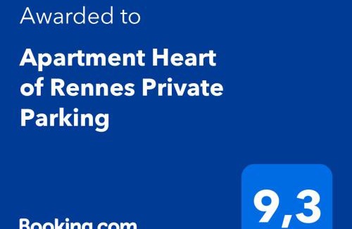 Thabor - Saint-Helier Apartment | Apartment Heart of Rennes Private Parking