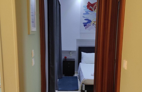 Panteli House | Apartment In A Hotel 'Anemi Leros 2' with Sea View, Wi-Fi and Air Conditioning