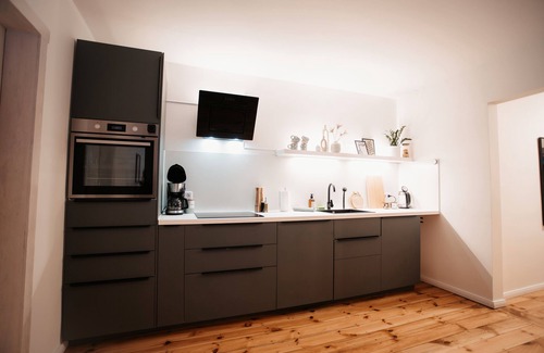 Dessau Apartment | Apartment 'Luxus Am Bauhausmuseum' with Private Terrace, Private Garden and Wi-Fi