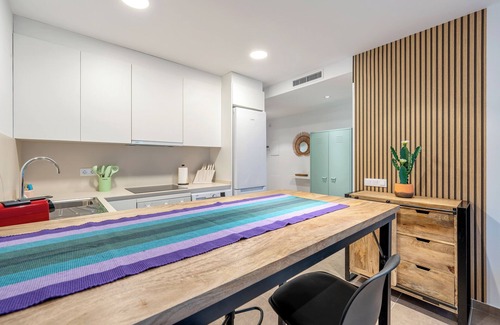 Calafell Apartment | Apartment 'Mabicarent Playa 2' with Private Terrace, Wi-Fi and Air Conditioning