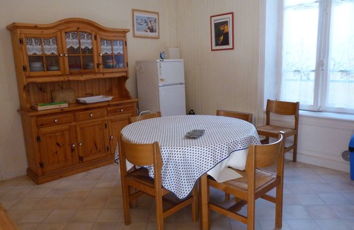 Douarnenez Apartment | apartment overlooking garden and sailboats