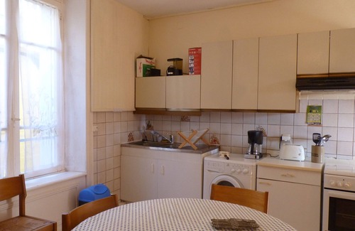 Douarnenez Apartment | apartment overlooking garden and sailboats