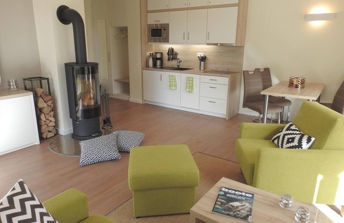 Plau am See Apartment | Apartment PlauSeelig with boat mooring (optional) in harbor village no. 21