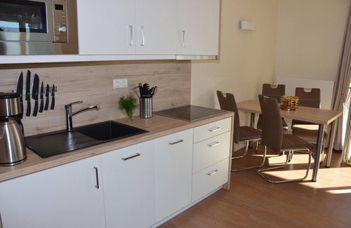 Plau am See Apartment | Apartment PlauSeelig with boat mooring (optional) in harbor village no. 21