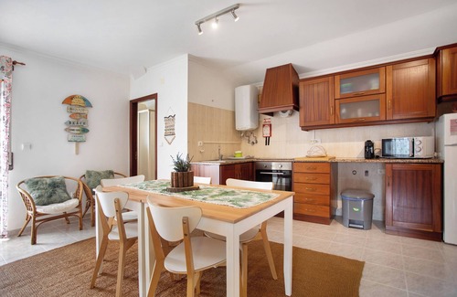 Ribamar Apartment | Apartment 'Porto Dinheiro Beach 2' with Shared Pool, Shared Terrace and Wi-Fi
