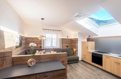 Castelrotto Apartment | Apartment 'Schildberghof Schlernblick' with Mountain View, Shared Garden & Wi-Fi