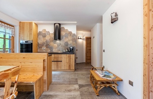 Rabbi Apartment | Apartment 'Soffio Del Larice With Private Sauna' with Mountain View