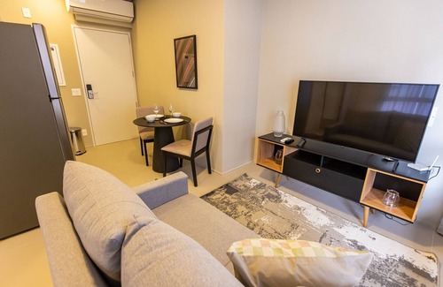 Pinheiros Apartment | Apartment Studio 01 doube bed