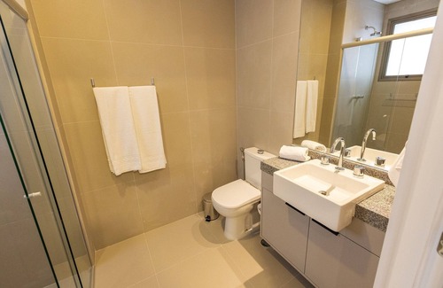 Pinheiros Apartment | Apartment Studio 01 doube bed