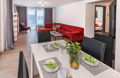Loffenau Apartment | Apartment 'Talblick' with Mountain View, Private Terrace and Wi-Fi