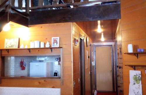 Cervinia Apartment | apartment with mezzanine and fireplace