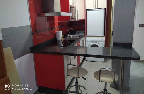 Nerpio Apartment | Apartment with one bedroom and kitchen.