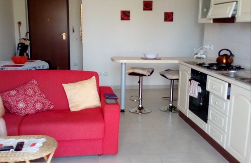 Stignano Mare Apartment | Apartment with Pool & SeaView-PetsOK-Ac-Balcony