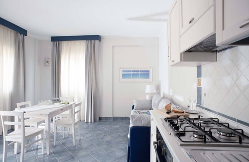 Villammare Apartment | Apartment with terrace. Shared pool. 150 metres from beach