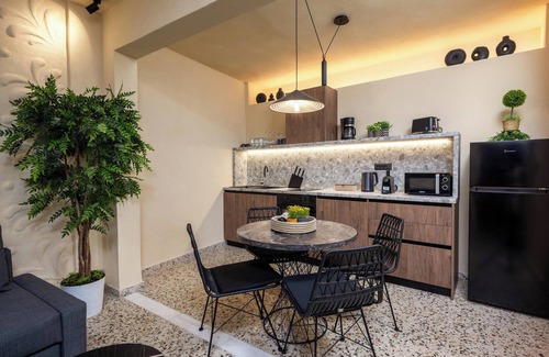 Symi Apartment | Apartment with village view
