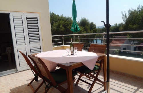 Cove Osibova (Milna) Apartment | Apartments Mimose - Two Bedroom Apartment with Terrace and Sea View