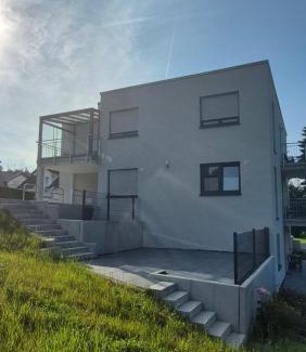Sondelfingen House | Apartments Seibel Doppel-Zweibettzimmer mit Balkon