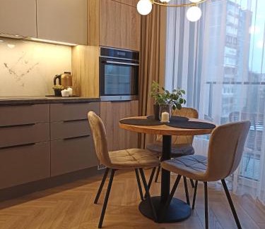 Virsuliskes Apartment | Apartments with a balcony and an impressive terrace on the roof of the house