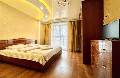 Sukhinovka Apartment | ApartPoltava ДВОКІМНАТНІ апартаменти, до 6 спальних місць, кутова ванна, КОРПУСНИЙ ПАРК, документи для відрядження