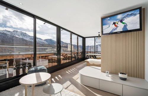 Val-Thorens Apartment | App d'exception 8pers, 66 m2, plein sud, confort, sauna, au calme, rénovation 2024