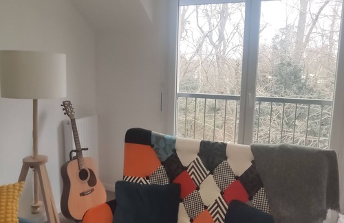 Varennes-Jarcy Apartment | Appart 60m2 - 2 bedrooms - top floor - park view