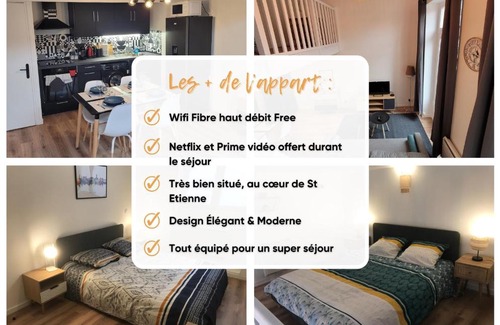 Cret de Roc Apartment | Appart’ entièrement rénové au centre ville St Étienne