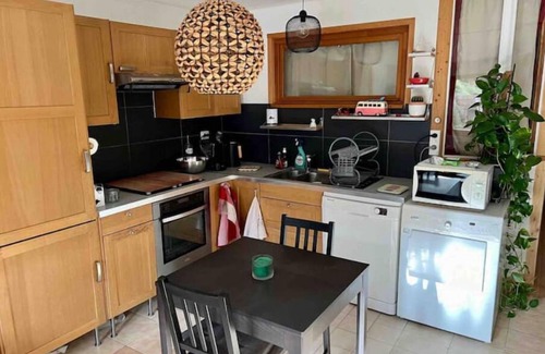 Saint-Gervais-les-Bains Apartment | Appart. au Pied de la Télécabine Avec Terrasse