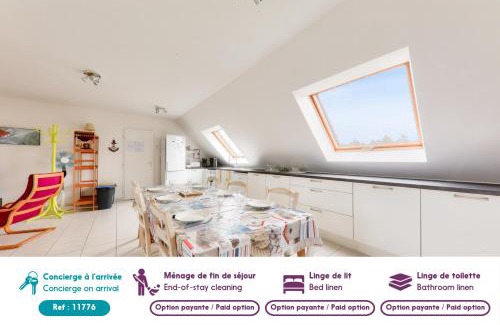 Saint-Gildas-de-Rhuys Apartment | Appart pour 6 - 850m des plages Rohu & Govelins