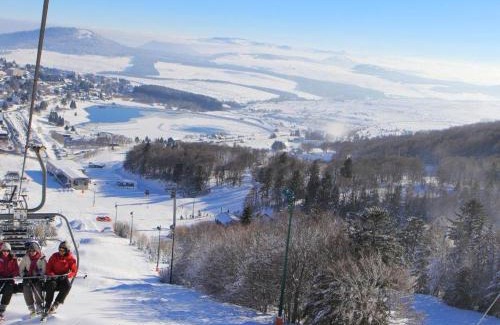 Besse-et-Saint-Anastaise Apartment | Appartement skis aux pieds, F2+Cabine au 20ème étage - FR-1-814-25