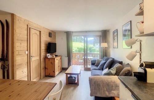 Combloux Apartment | Appartement 2 pièces + cabine à proximité du village et téléski, cuisine équipée - FR-1-560-89