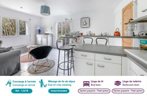 Pornic Apartment | Appartement avec jardin à 300m de la plage, pour 4
