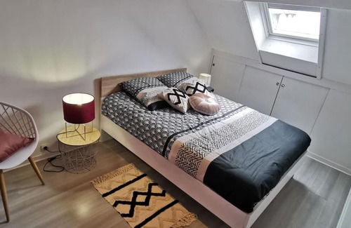 Donville-les-Bains Apartment | Appartement cosy, 300m de la mer