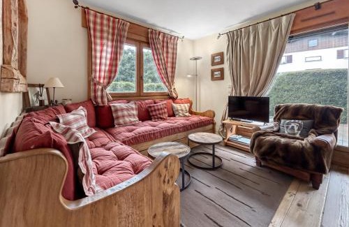Megeve Apartment | Appartement cosy T3 avec Terrasse, Jardin & Garage