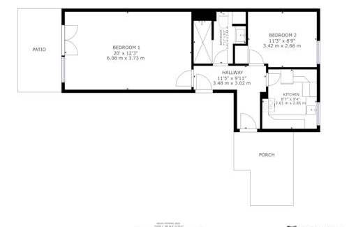 Acheres Apartment | Appartement de 51 m2 avec jardin de 51 m2, parking privé
