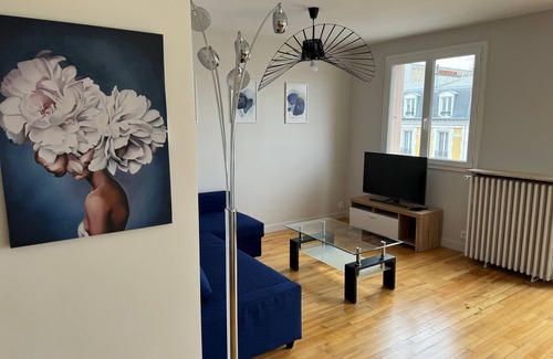 Bois-Colombes Apartment | Appartement Familial Meublé Tout Confort - 70m² - 2 Chambres