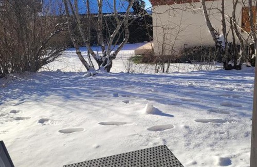 Les Rousses Apartment | Appartement Le Flocon, Joli petit Cocon 4 pers en Rez de Jardin Draps inclus