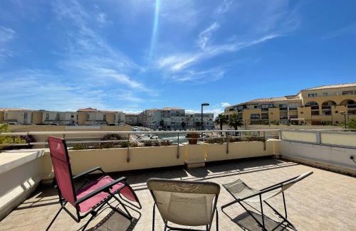 Sete Apartment | Appartement moderne, 2 pièces cabine, terrasse et véranda, proche plage, parking privé - FR-1-338-133